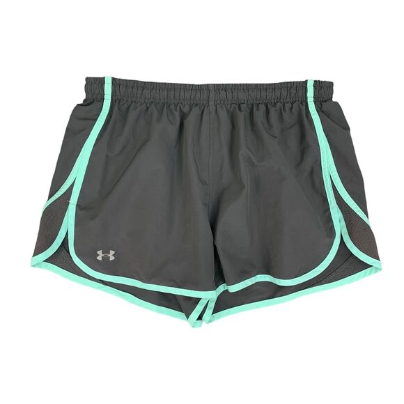 Under Armour Short Women S Small Gray Escape Active HeatGear Fitted Inner Lined - Picture 1 of 11
